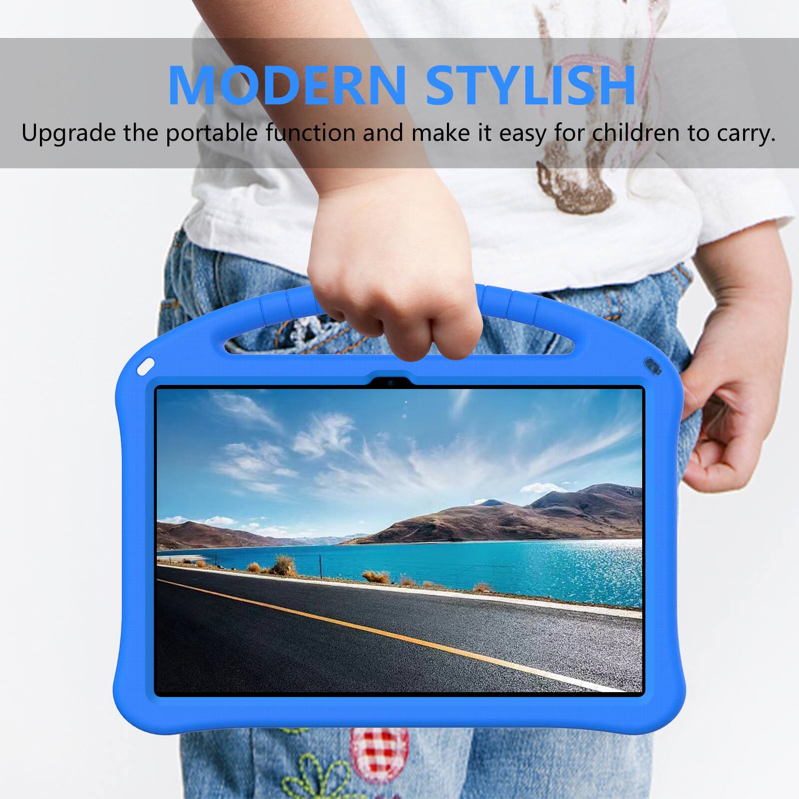 MODERN STYLISH  
Upgrade the portable function and make it easy for children to carry.