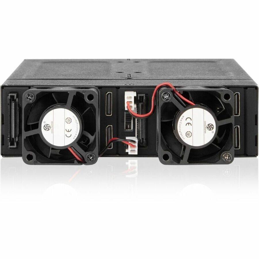 Alt View 6. Icy Dock - Icy Dock ToughArmor MB720MK-B V3 Drive Enclosure for 5.25" M.2, PCI Express NVMe 4.0 x4 - SFF-8612 OCuLink Host.