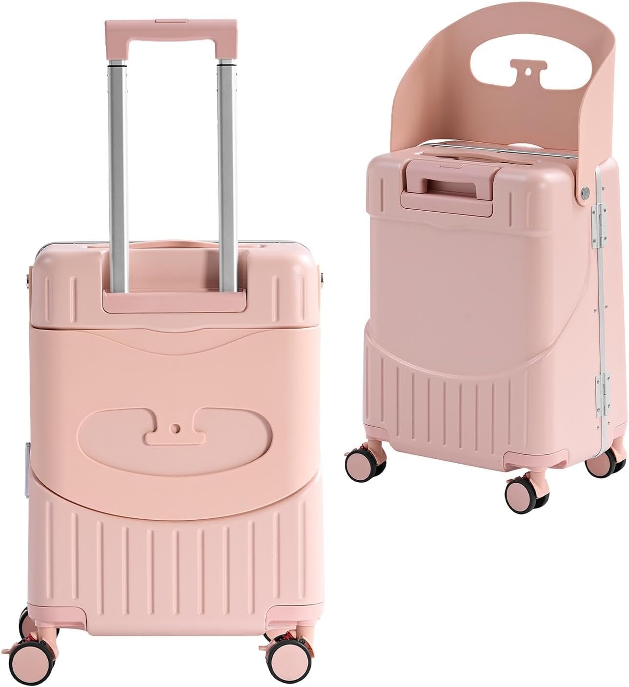 Circus Cirle - 20" Ride-on Luggage with Seat For Kids & Adults - Pink