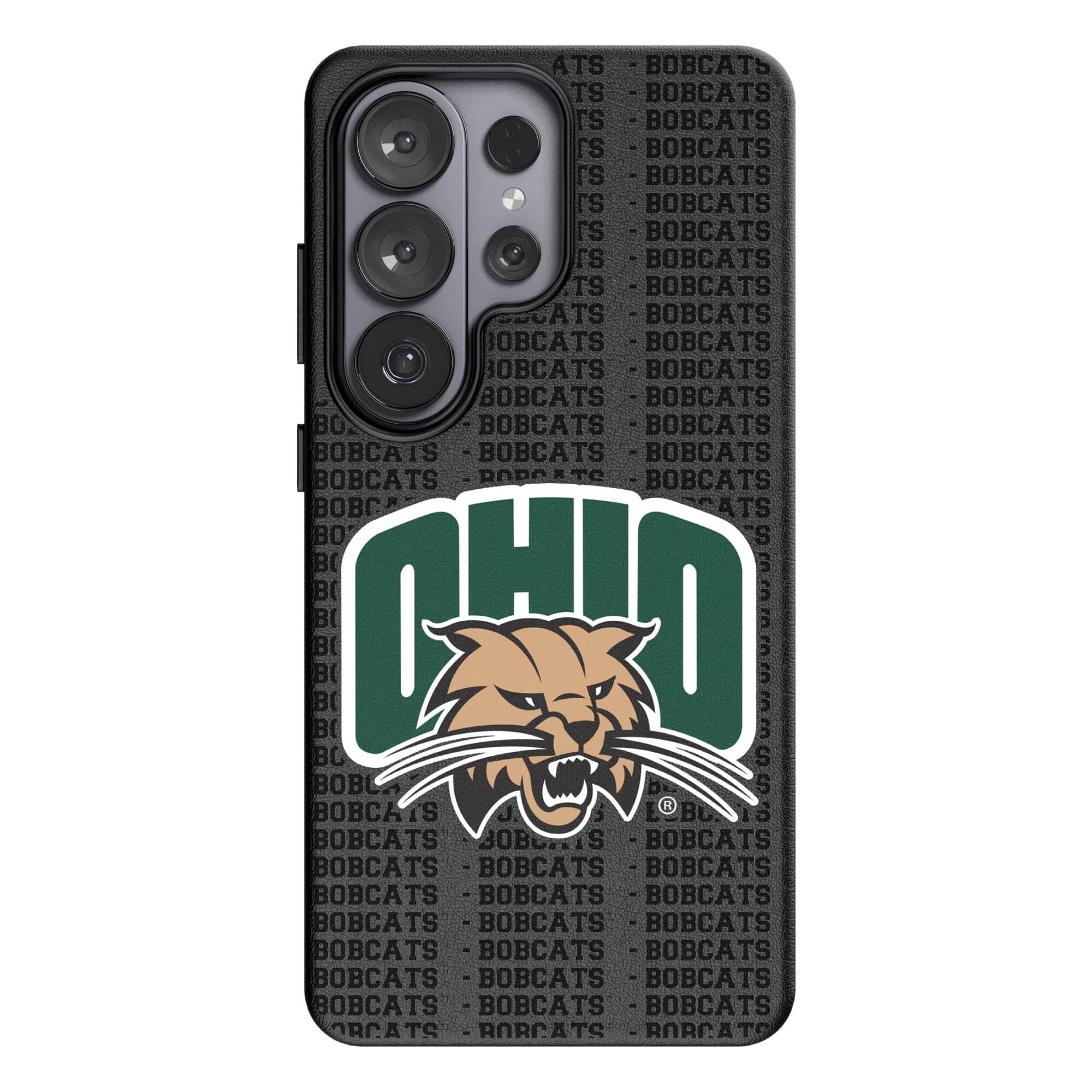 Keyscaper - NCAA - Ohio Bobcats Text Backdrop Galaxy Magnetic Bump Case - S26 - Black price history on PriceWatchPro