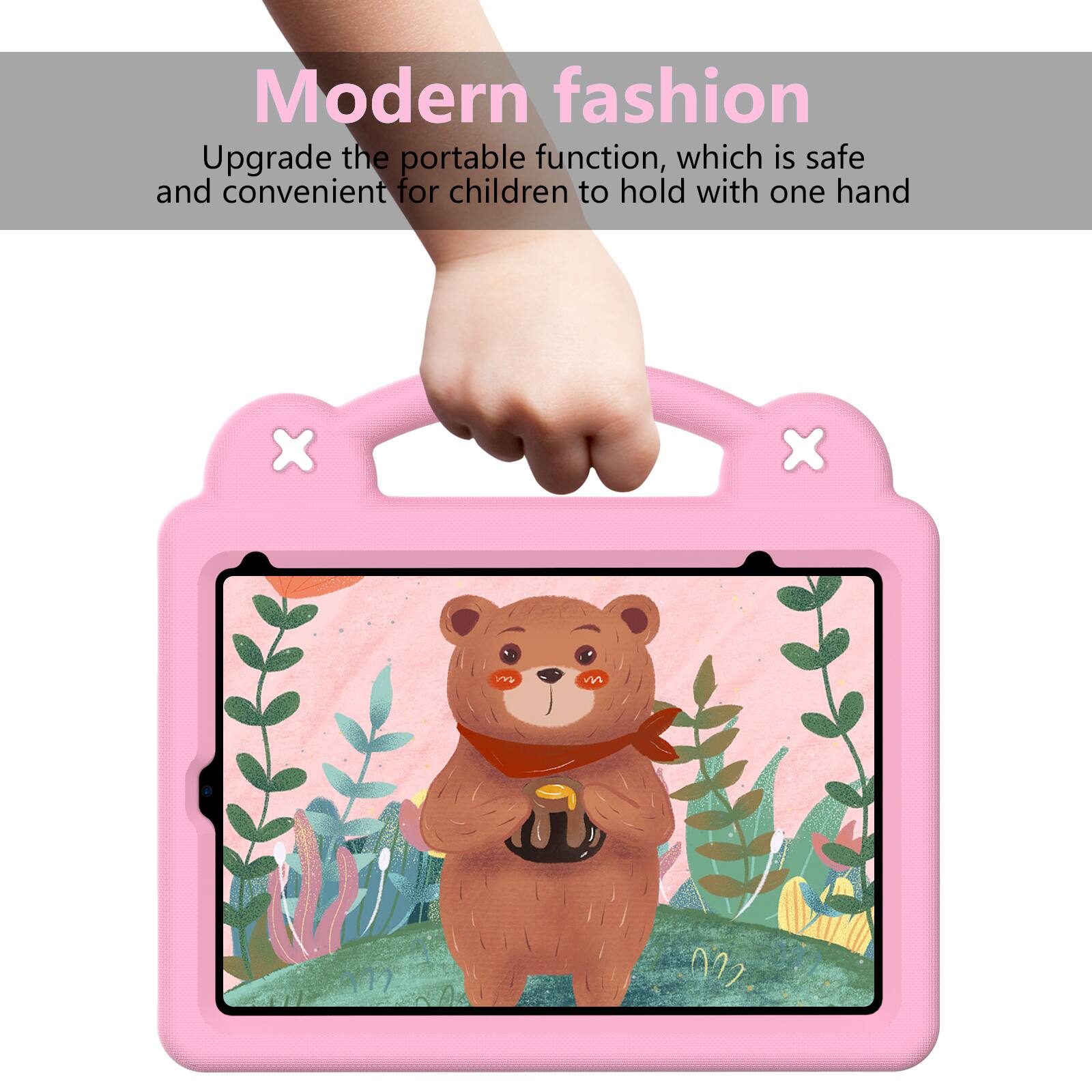 Modern fashion  
Upgrade the portable function, which is safe and convenient for children to hold with one hand