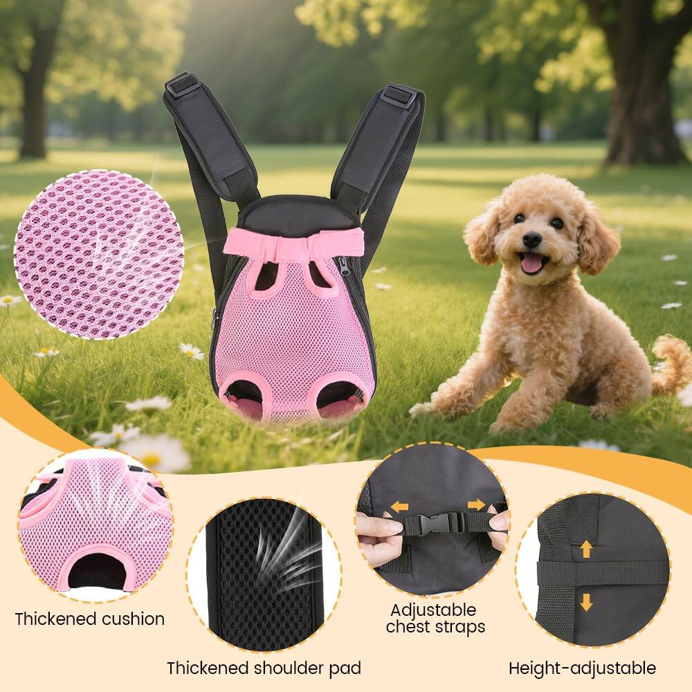 Live At Space Dog Backpack Carrier cat Carrier Adjustable Pet Front ...