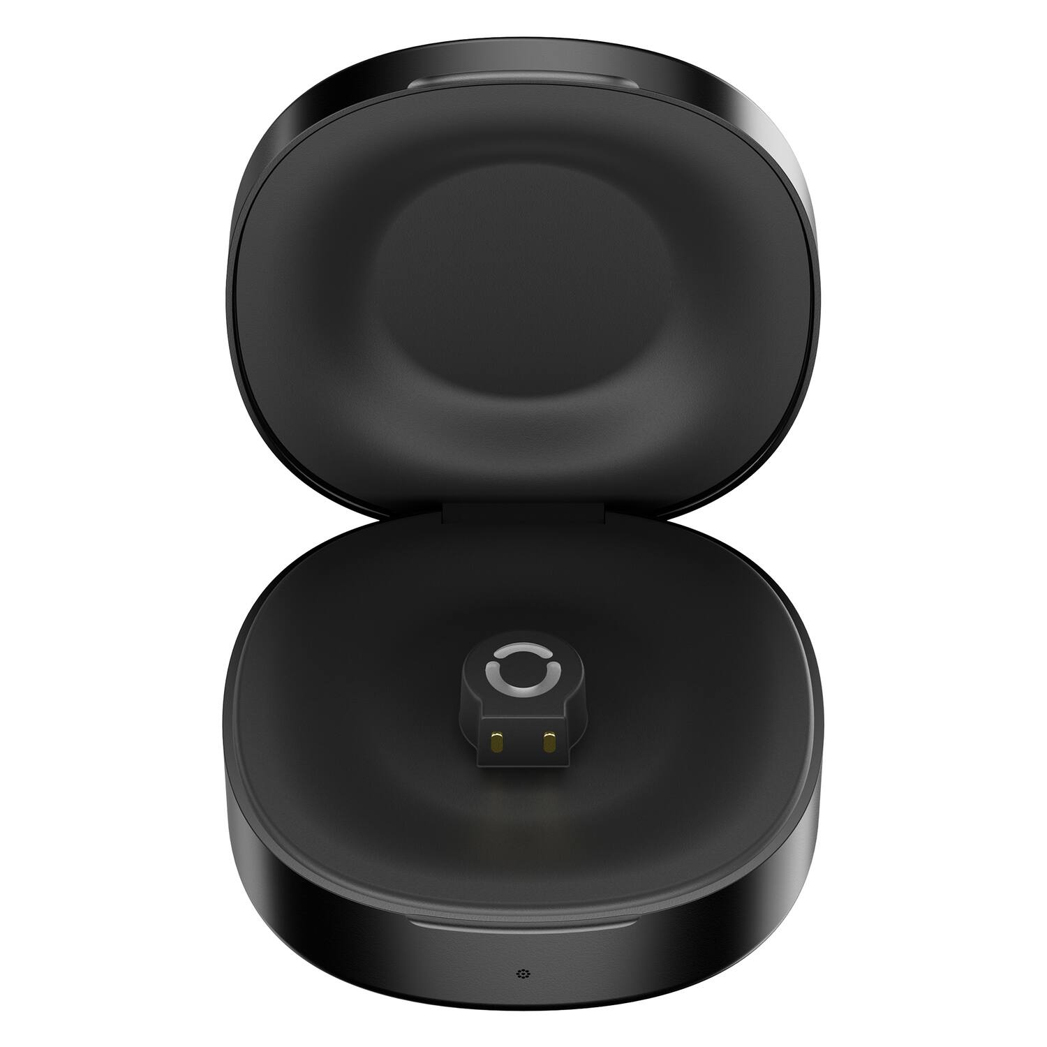 Alt View 6. RINGCONN - Gen 3 Smart Ring, Vascular Health Insights, Vibration Alerts, Sleep Apnea Monitoring, Charging Case - Brushed Silver.