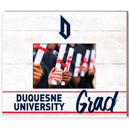 Jardine - Duquesne Dukes 13.5" x 11.5" Grad Frame - White
