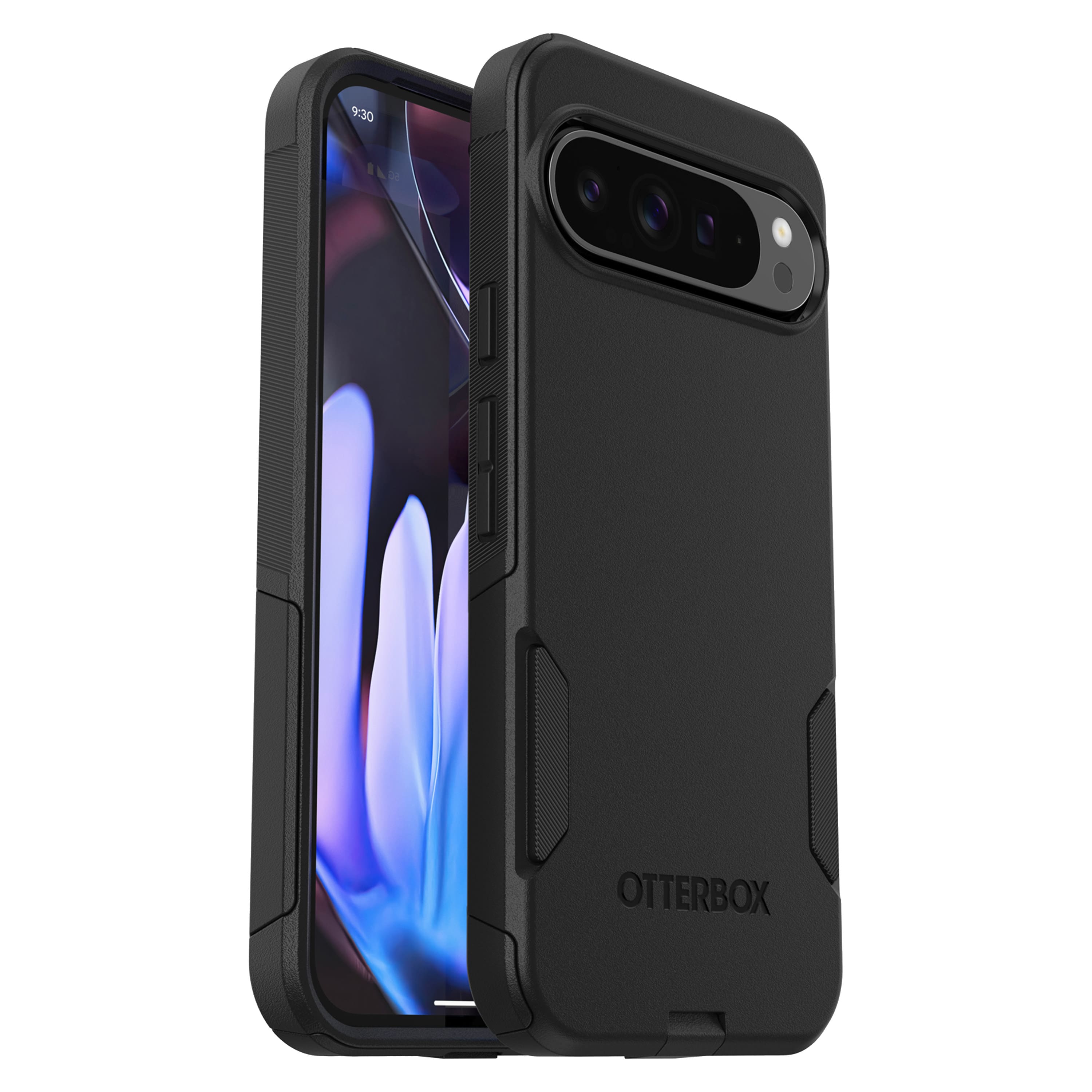 OtterBox - Commuter Series Hard Shell for Google Pixel 9 Pro XL - Black - Front_Zoom