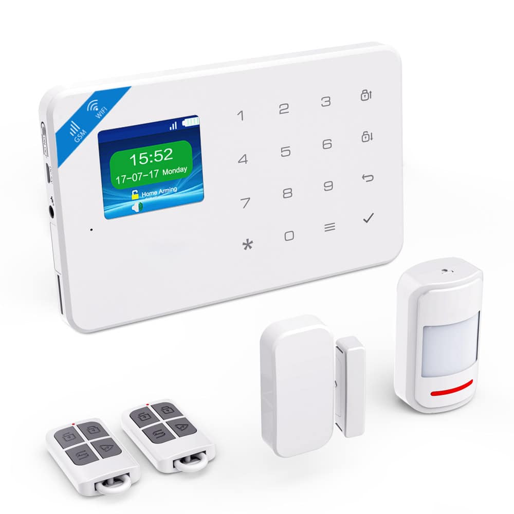 Cluzine - 4G Home Alarm System, Keypad Panel, PIR Sensors,Doorbell Mode for Home Security