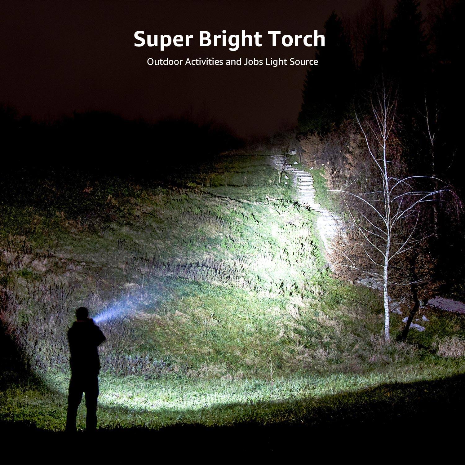 Super Bright Torch  
Outdoor Activities and Jobs Light Source