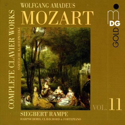 WOLFGANG AMADEUS MOZART  
COMPLETE CLAVIER WORKS  
SIEGBERT RAMPE  
HARPSICHORD, CLAVICHORD & FORTEPIANO  
DG GOLD  
VOL. 11