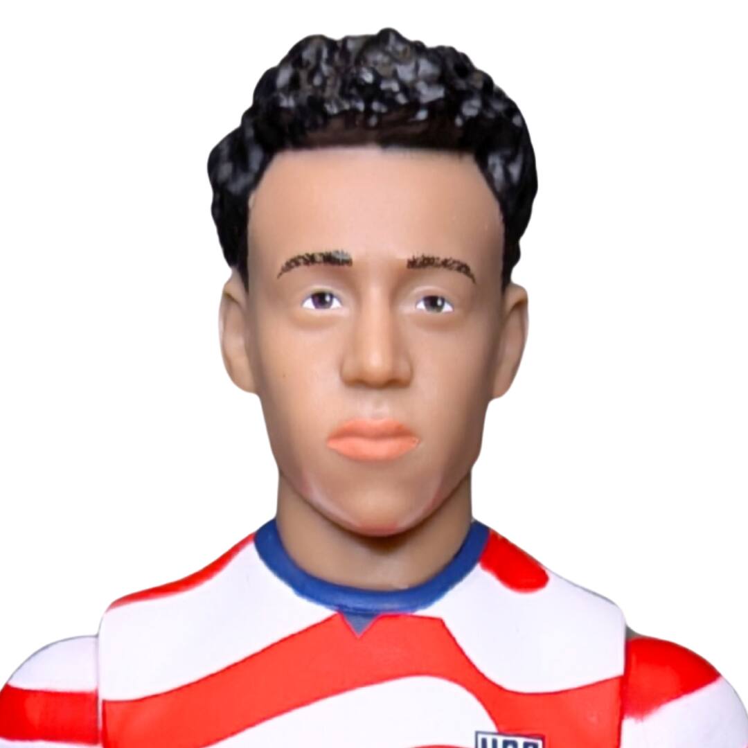 Alt View 5. Banbo Toys - Banbo Toys SOCKERS 2026 USMNT Tyler Adams (Home Jersey) 8" Collectible Soccer Action Figure.