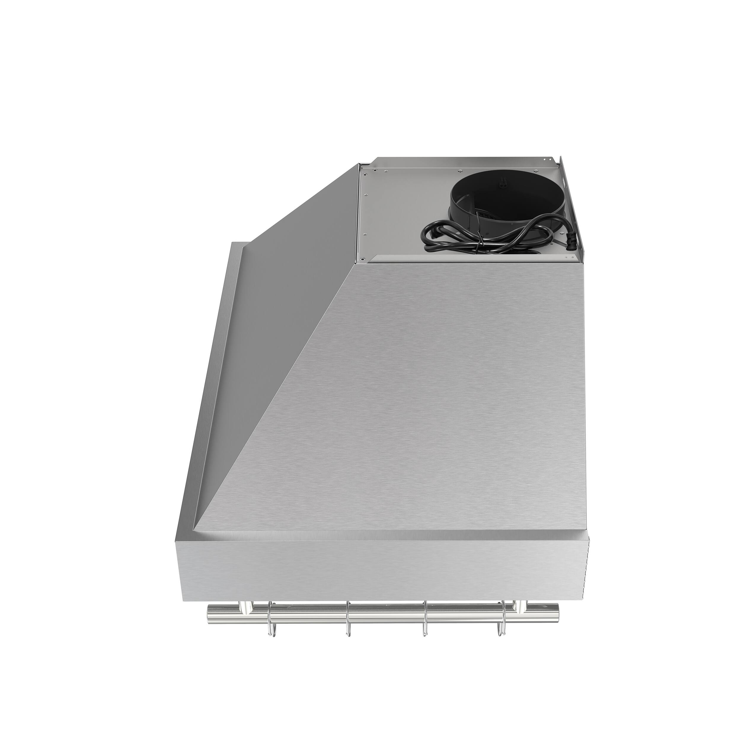 Alt View 2. Forno Appliances - Venezia 30" Wall-Mounted Range Hood with Touch Controls and Baffle Filters - Stainless Steel.