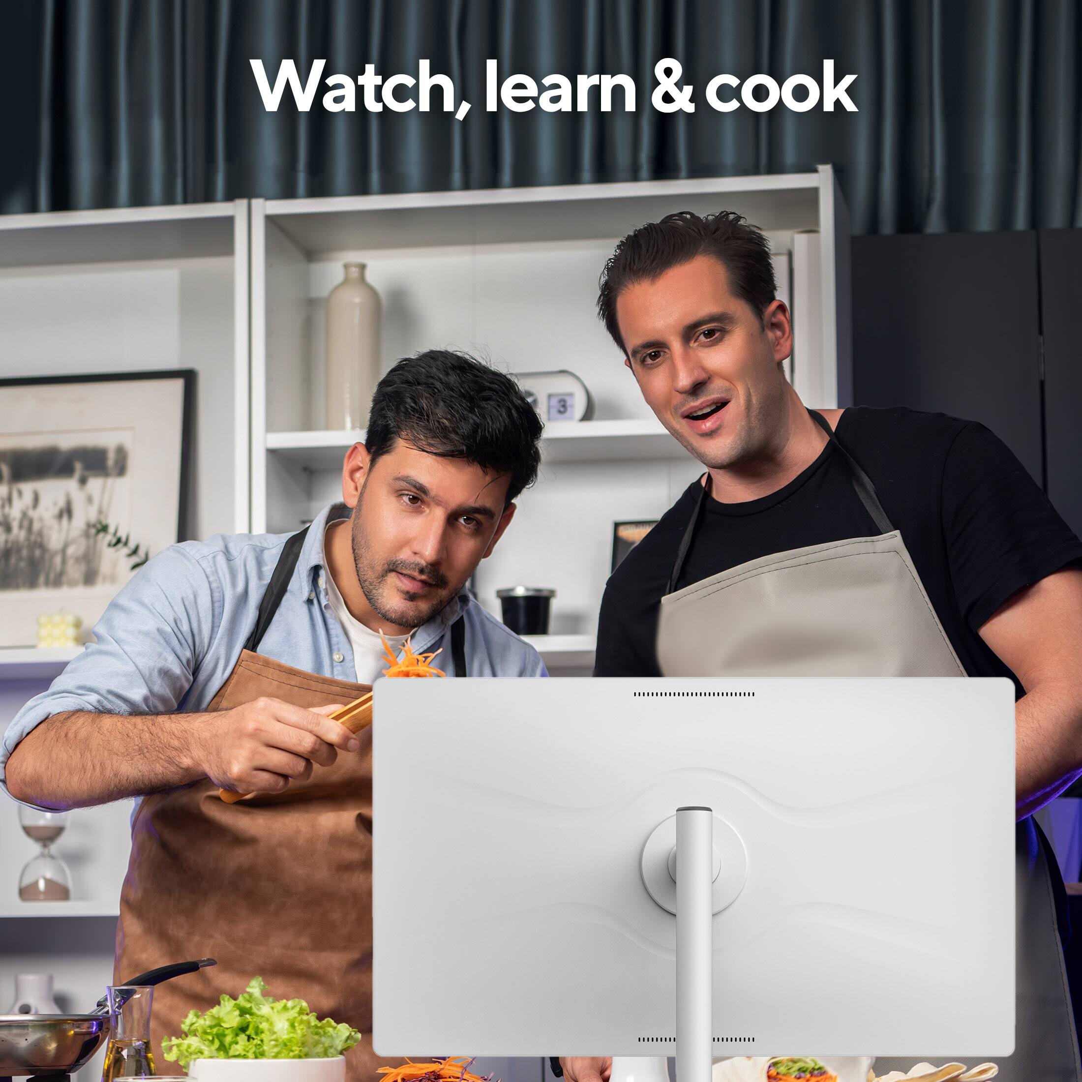 Watch, learn & cook.