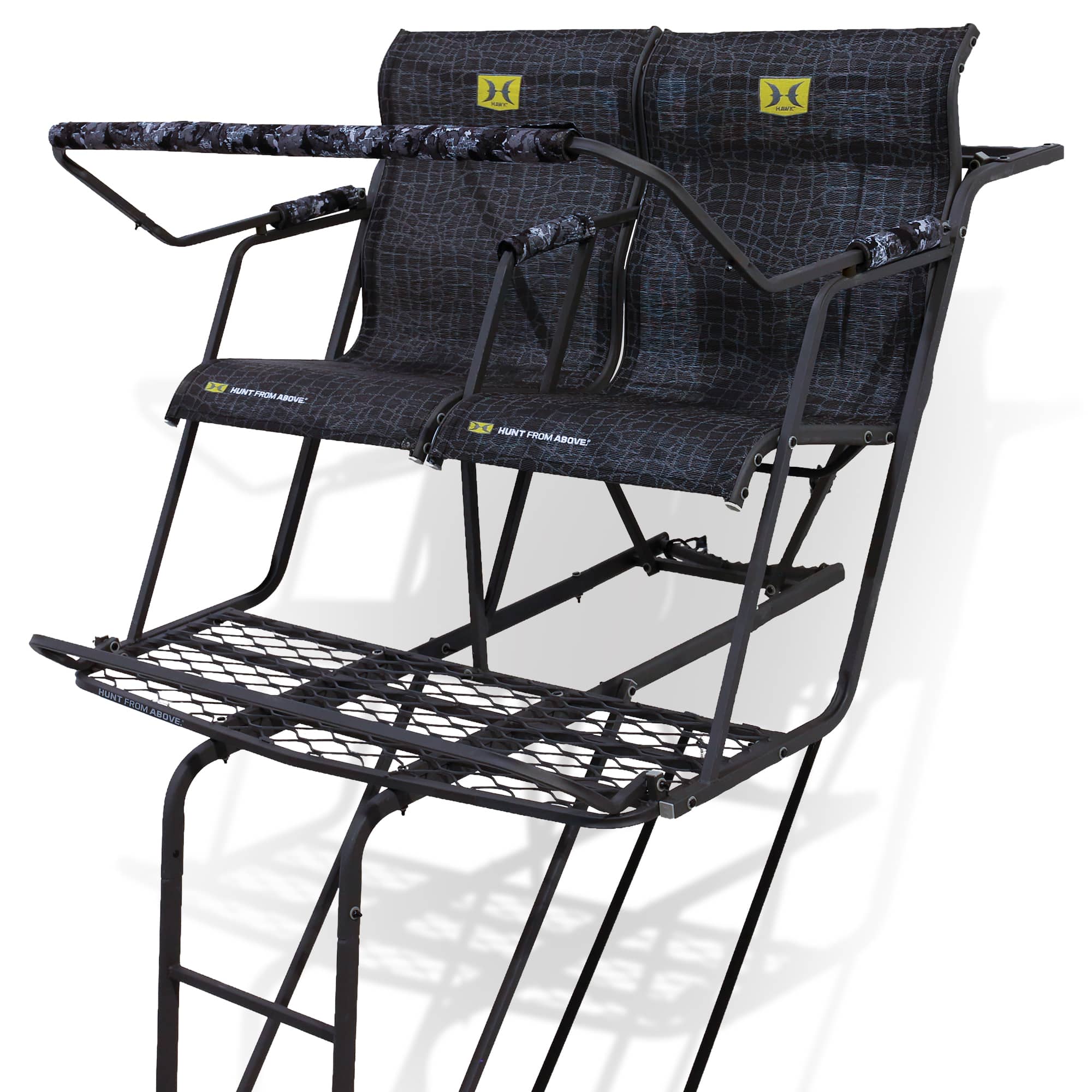 Hawk - Big Denali 2 Man Climbing Tree Stand, 18 Foot Deer Hunting Ladderstand - Black price history on PriceWatchPro
