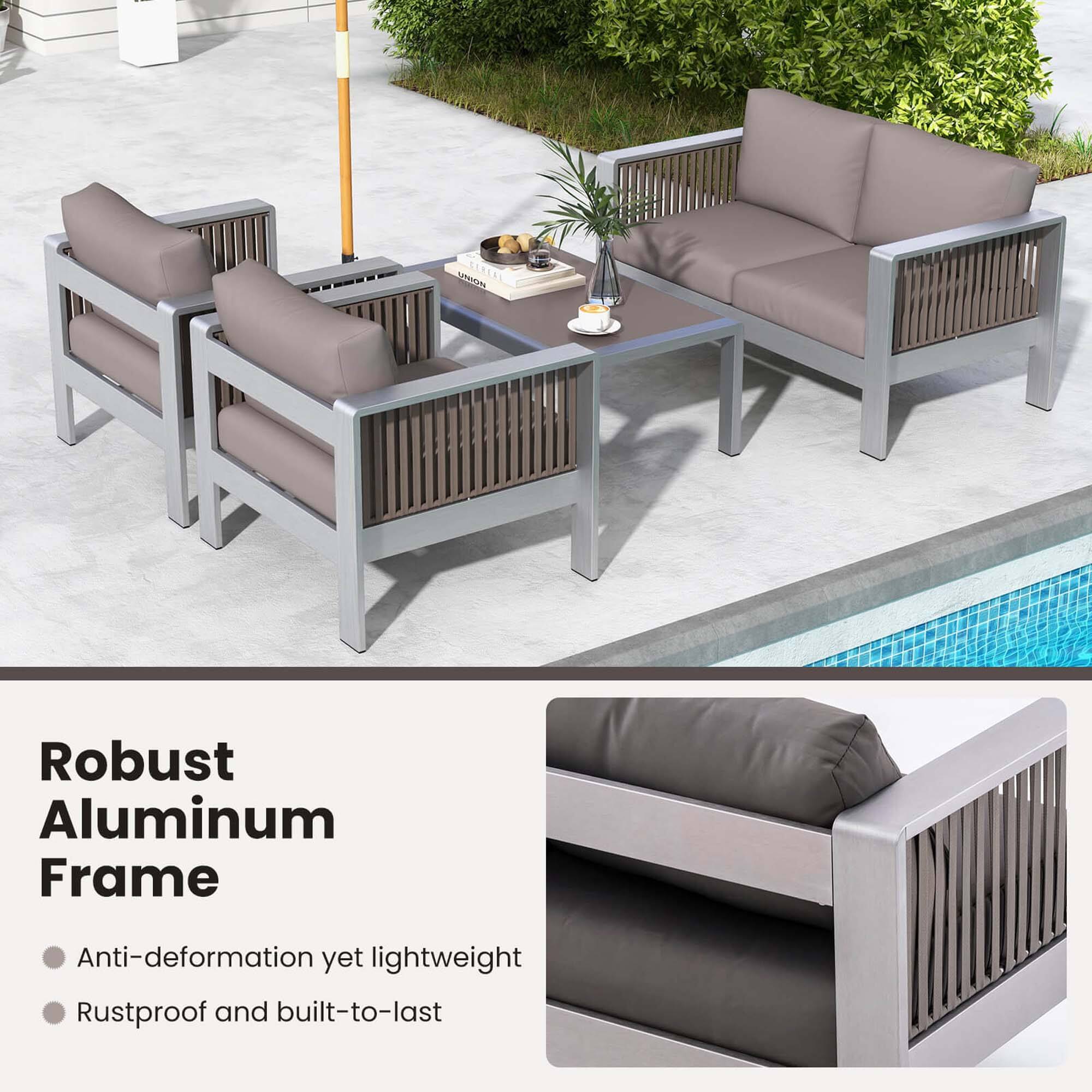 Robust Aluminum Frame

- Anti-deformation yet lightweight
- Rustproof and built-to-last