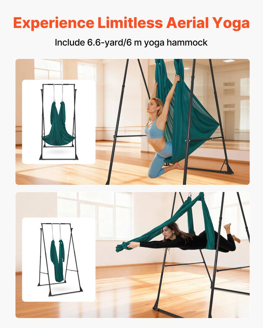 Load Out Stand VEVOR Yoga Stand Frame, Max 440.9 lbs Load Swing Stand, Triangular ...