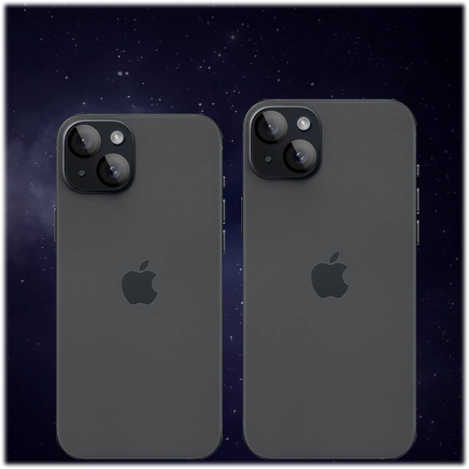 Alt View 13. SaharaCase - ZeroDamage Camera Lens Protector for Apple iPhone 15 and iPhone 15 Plus (2-Pack) - Black.