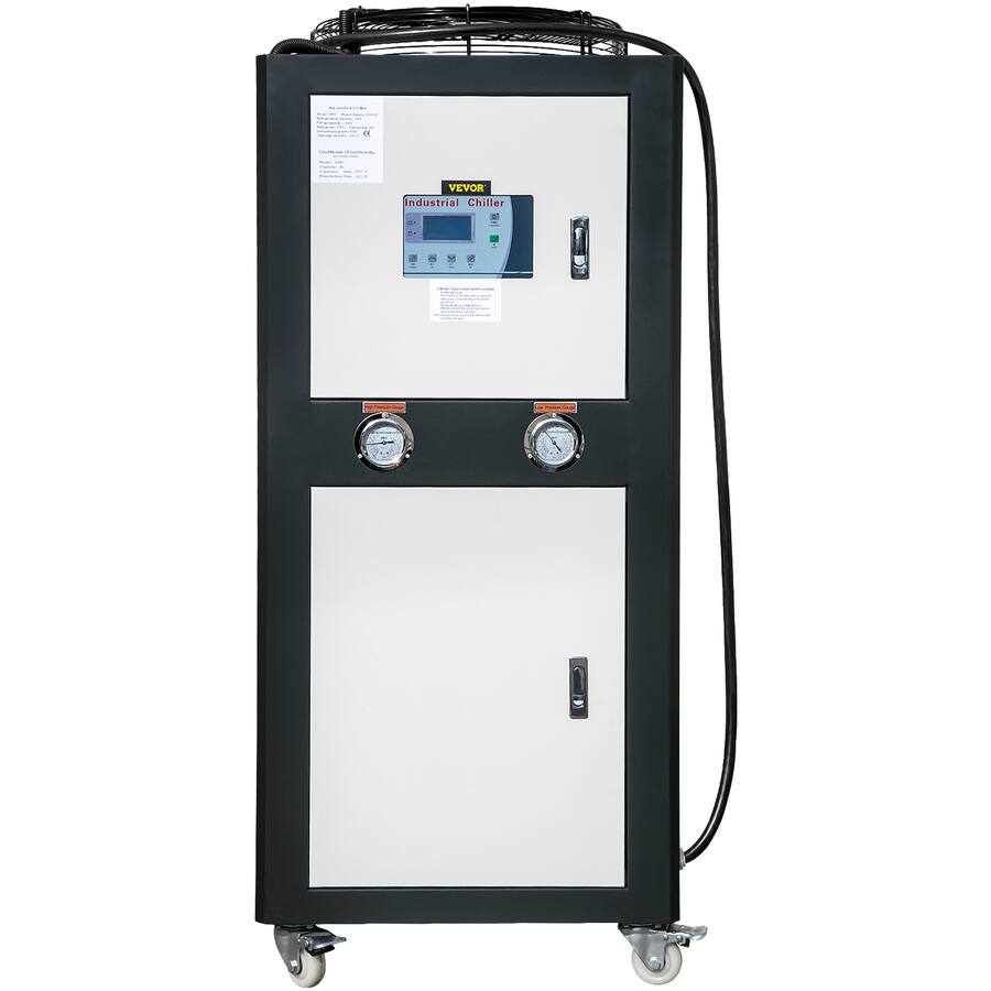 Computer Audit Controls VEVOR Water Chiller 6Ton Capacity,Industrial Chiller 6Hp,Air Cooled ...
