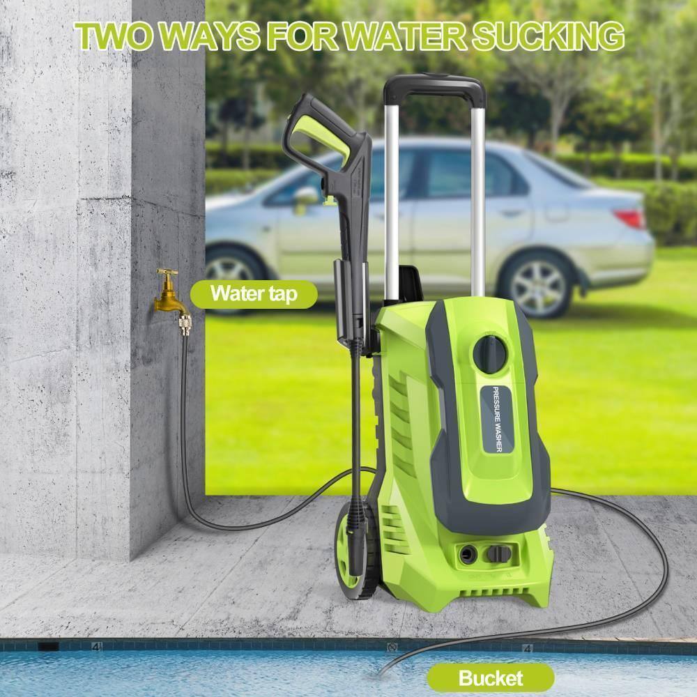 TWO WAYS FOR WATER SUCKING

Water tap

PRESSURE WASHER

Bucket