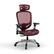 Front. Staples - Hyken Ergonomic Mesh Swivel Task Chair - Maroon.