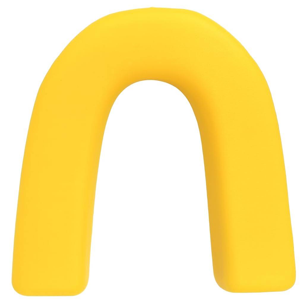 Alt View 4. Amber Sporting Goods - Breathable Boil & Bite MMA Mouth Guard for Boxing & Wrestling, Super Tough Combat Mouthpiece – Yellow - Yellow.