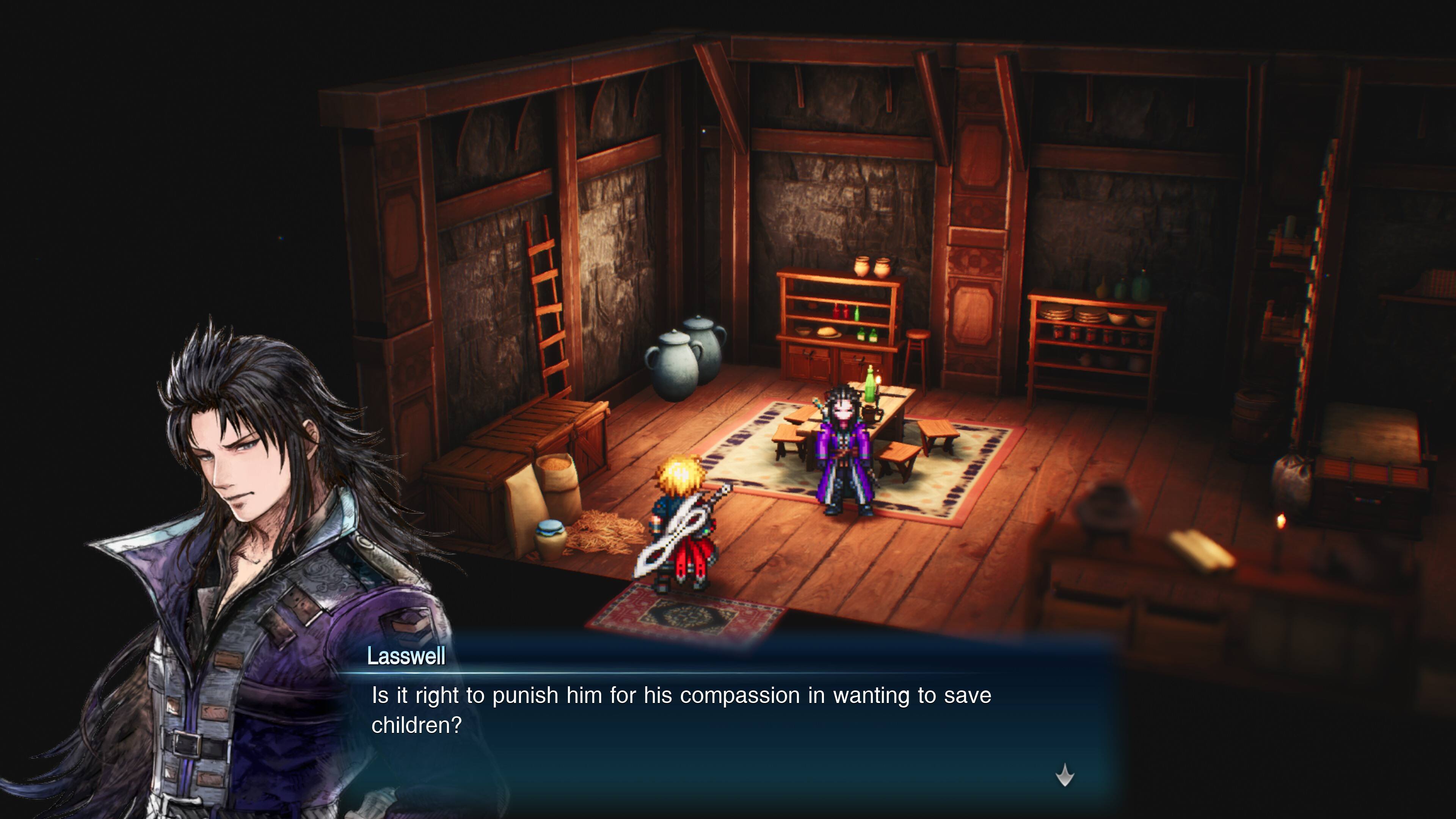 Lasswell: Is it right to punish him for his compassion in wanting to save children?