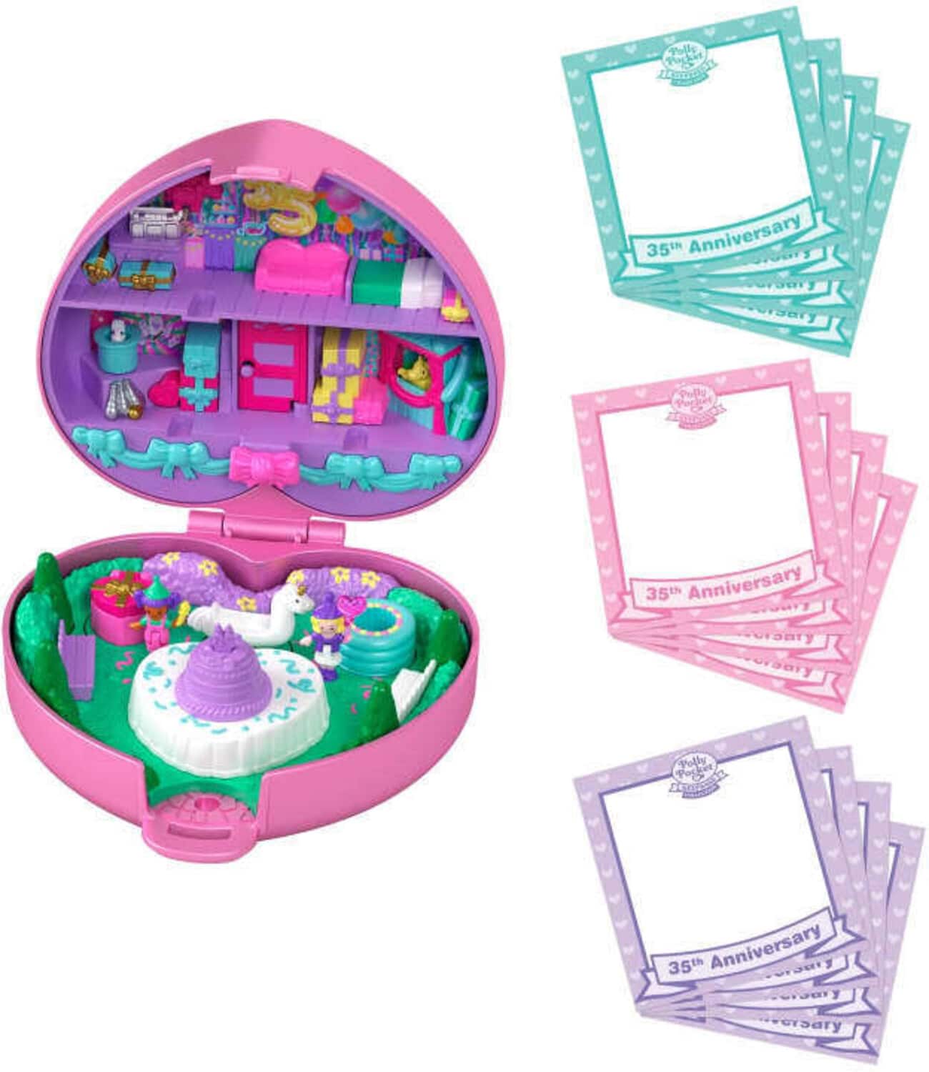 Collectible - Polly Pocket Collector Polly's 35th Party Time Stamper - COLLECTABLES - Mattel
