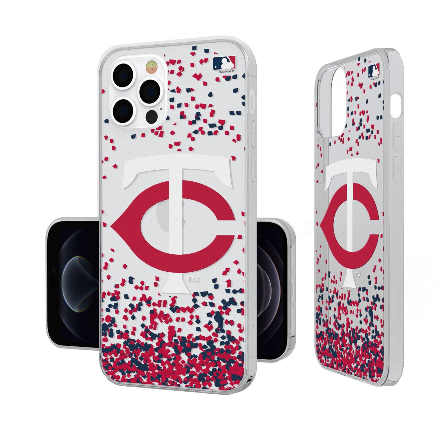 Alt View 3. Keyscaper - iPhone Confetti Design Clear Case - 13 mini - Multicolor.