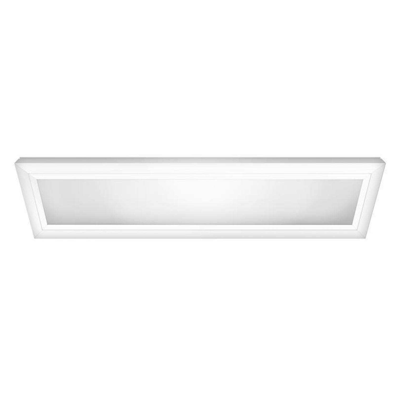 Angle. FEIT ELECTRIC - Feit EDGELIT 1 in. H X 6 in. W X 24 in. L White LED Flat Panel Light Fixture.