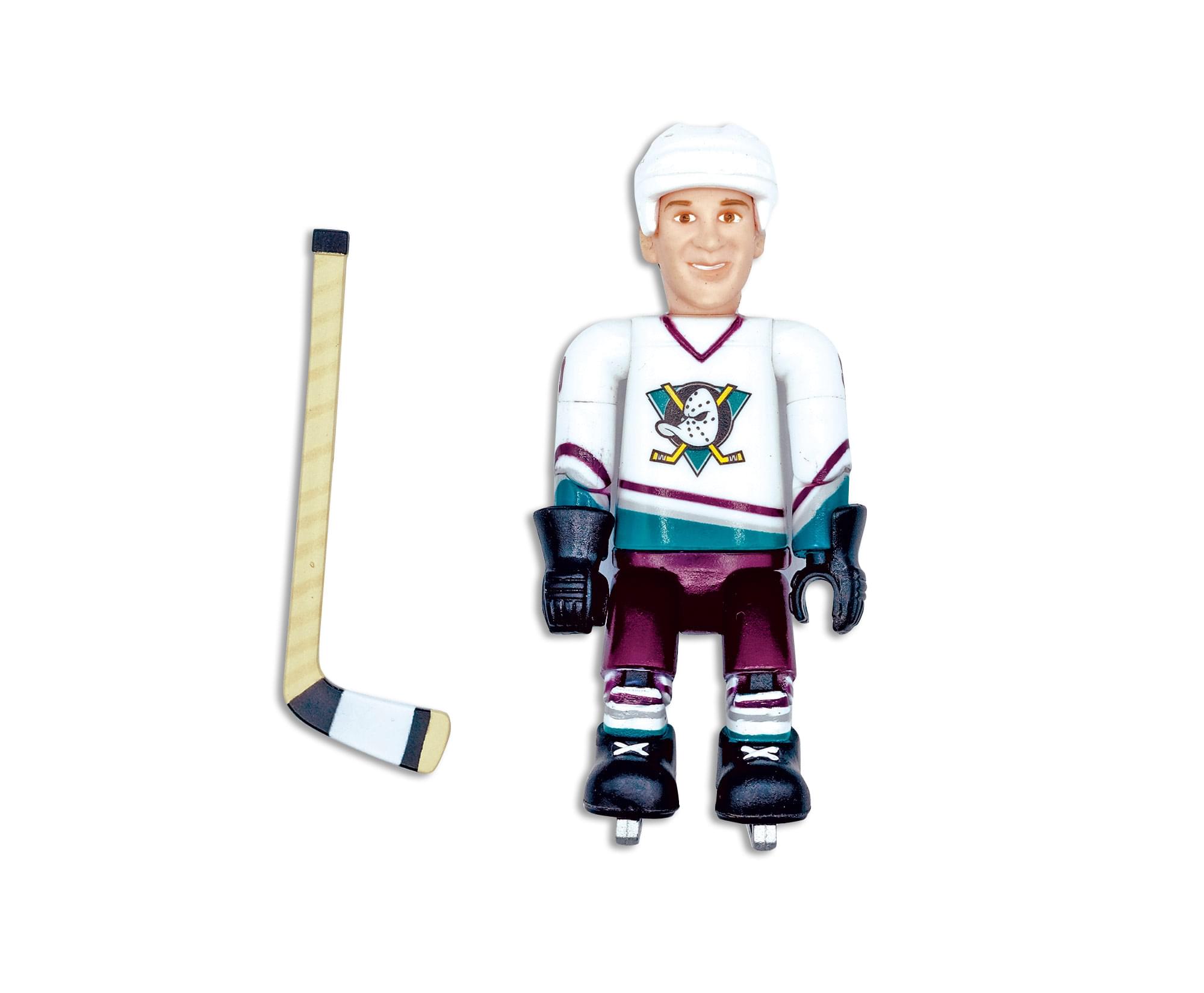 Alt View 3. NHL - Anaheim Ducks NHL SMITI 3 Inch Mini Figure | Paul Kariya - White.