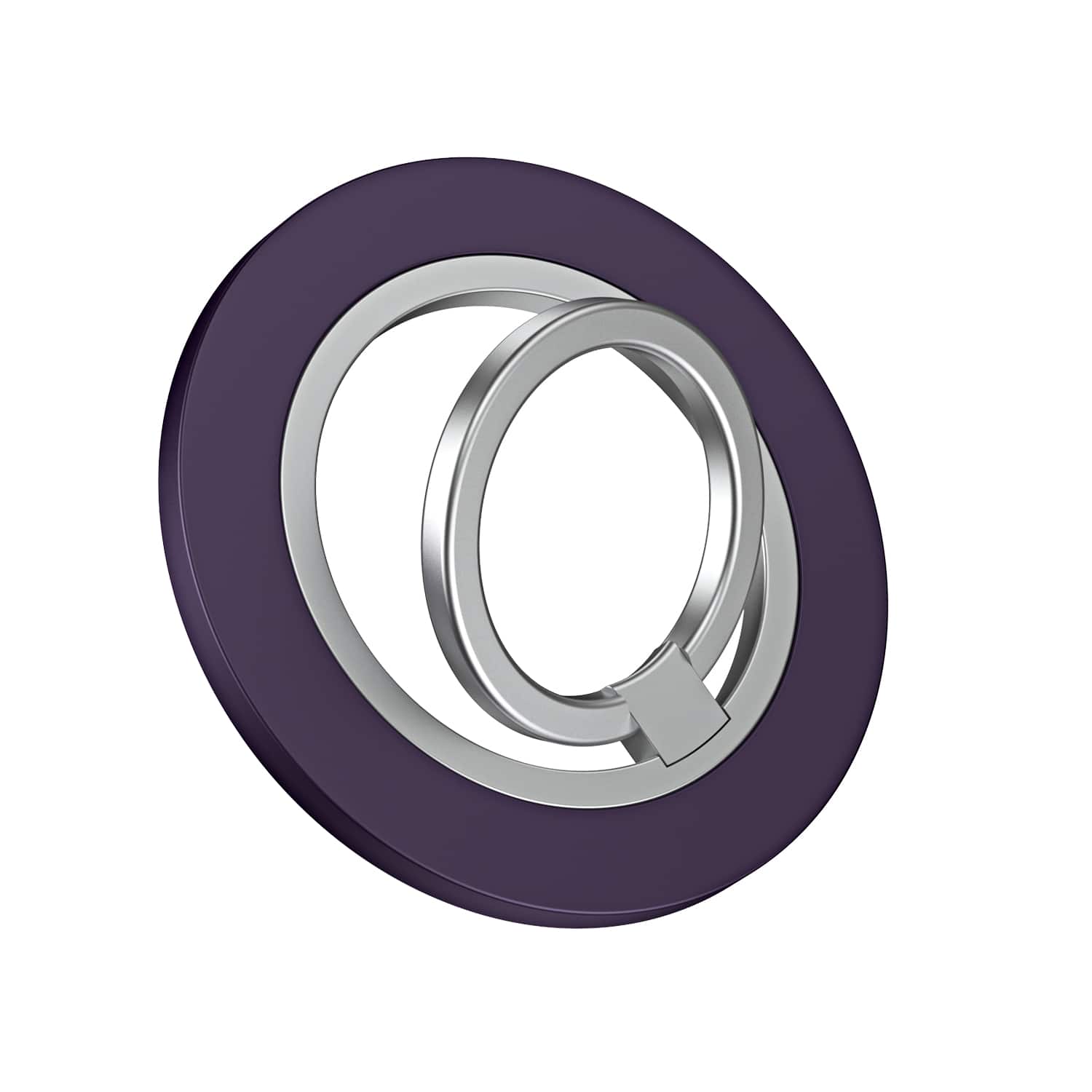 UUCOVER - Magnetic Phone Ring Holder Compatible with MagSafe, Magnetic Cell Phone Finger Grip Stand 180° Rotating Metal Kickstand - Matte Purple price history on PriceWatchPro