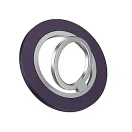 UUCOVER - Magnetic Phone Ring Holder Compatible with MagSafe, Magnetic Cell Phone Finger Grip Stand 180° Rotating Metal Kickstand - Matte Purple