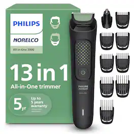 Philips Norelco - All-in-One 3000 Series 13 in 1 Trimmer, MG3919/50 - Black