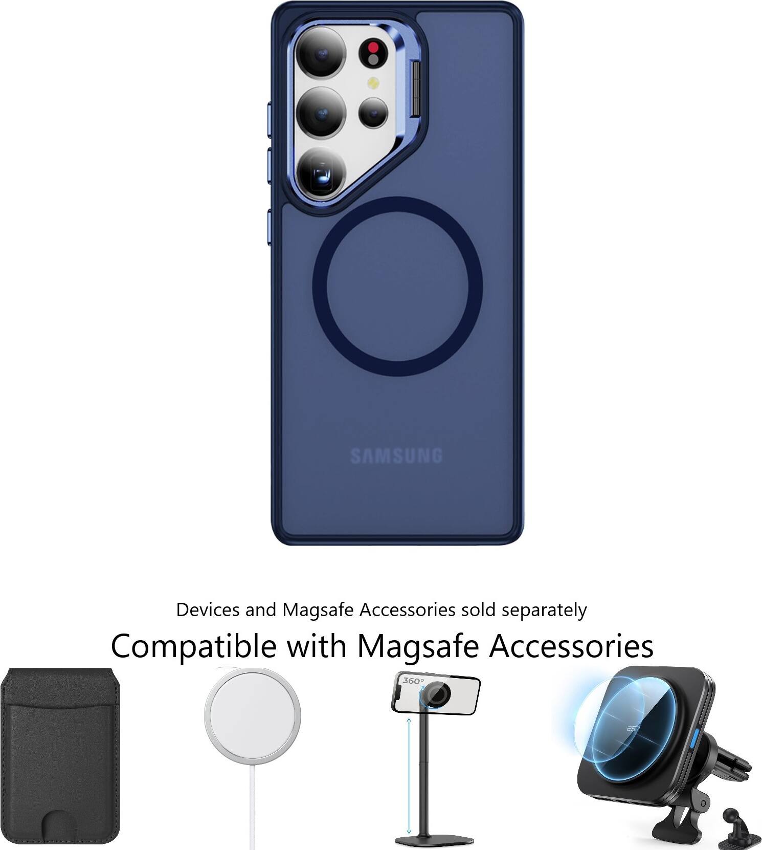 SAMSUNG Devices and Magsafe Accessories sold separately. Compatible with Magsafe Accessories.