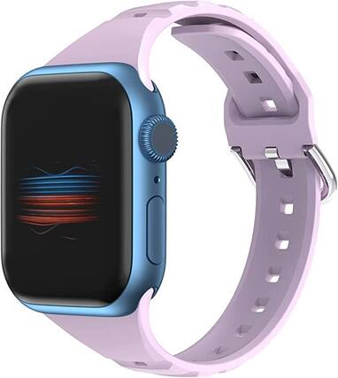 Front. Worryfree Gadgets - Worryfree Gadgets Silicone Slim Bands - Lavender.