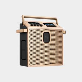 MONDO - Medium Portable Bluetooth Speaker - 60W High-Fidelity Sound, Bluetooth 5.3, Auracast - Brass