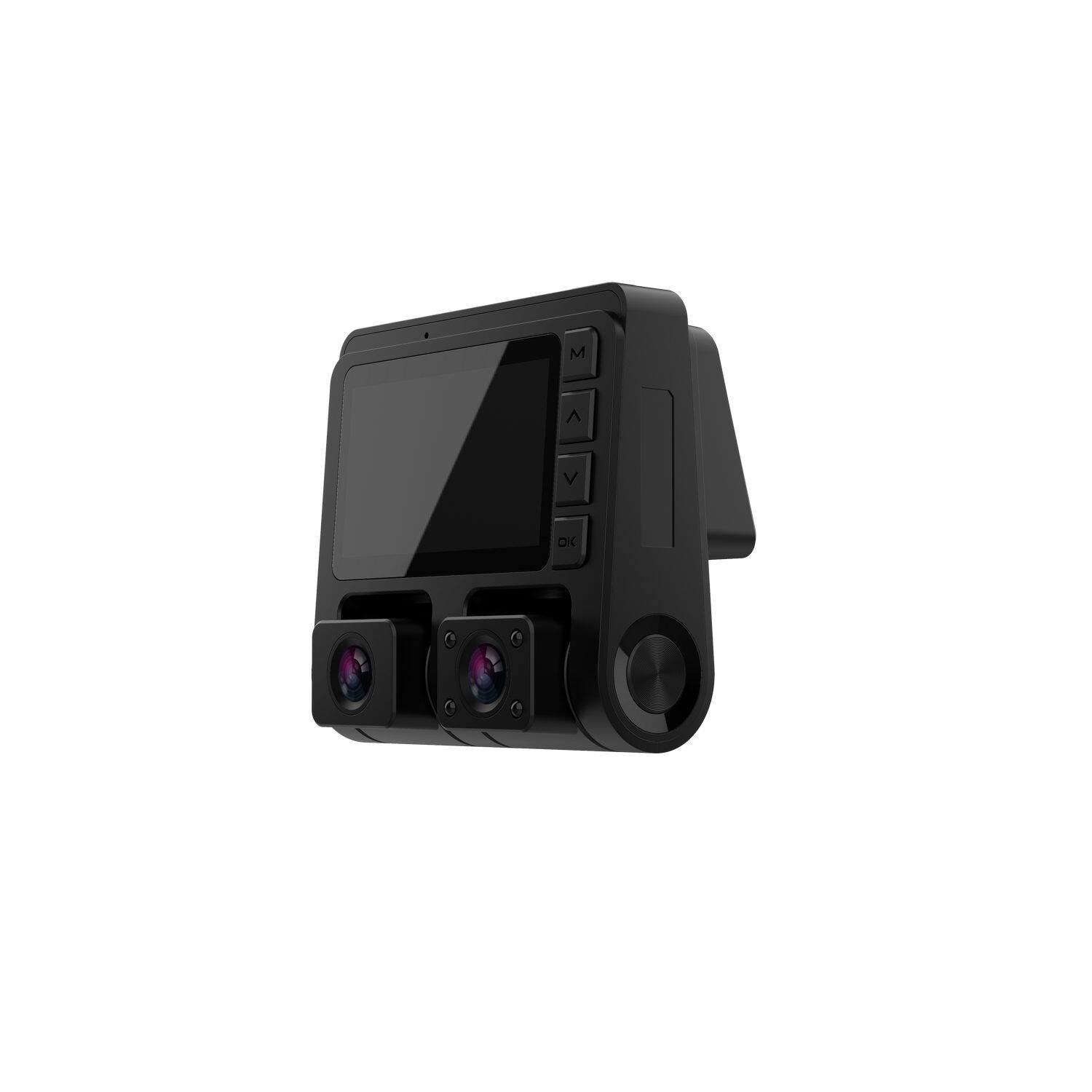 Angle. myGEKOgear - GekoGear Orbit D110 1K/1K Dual Front & In Cabin View Dash Cam - Black.