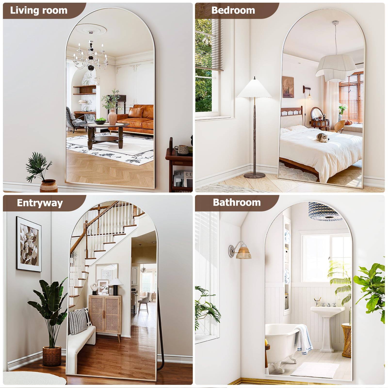 Living room  
Bedroom  
Entryway  
Bathroom