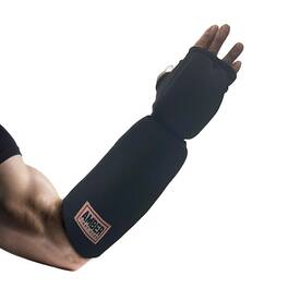 Amber Sporting Goods - Ultimate Fist & Forearm Protector Premium Martial Arts Glove Medium - Black