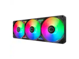 Cooler Master - PC Case with 360mm Liquid Cooler, PWM Fan, Modular Cable, Radiant Lighting - aRGB