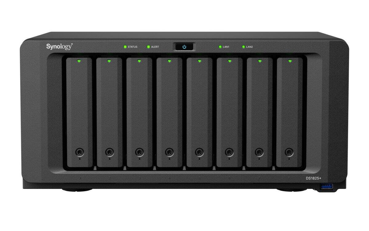Synology DS1825+  
STATUS ALERT  
LAN1 LAN2