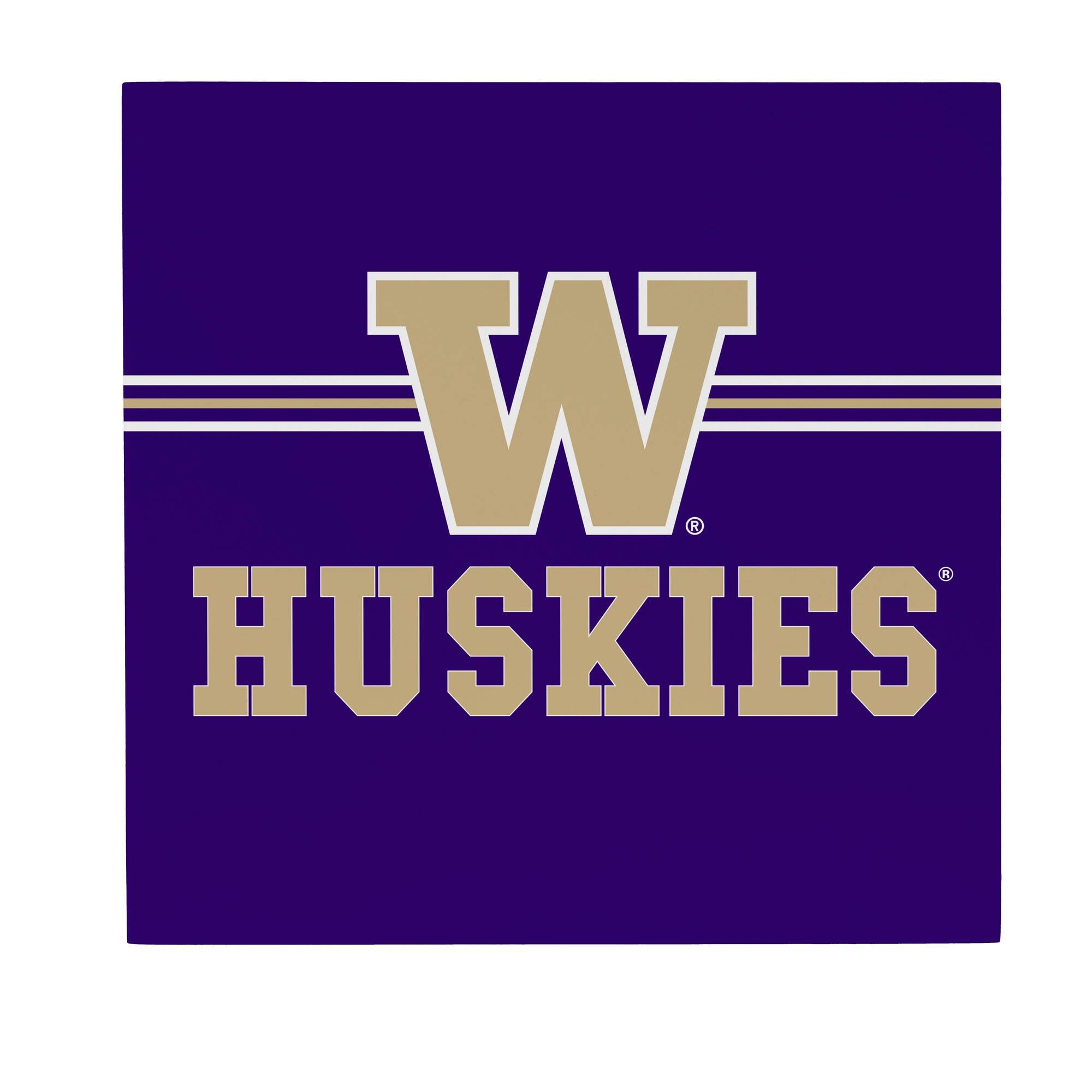 Washington Huskies 12" x 12" Wood Wall Sign