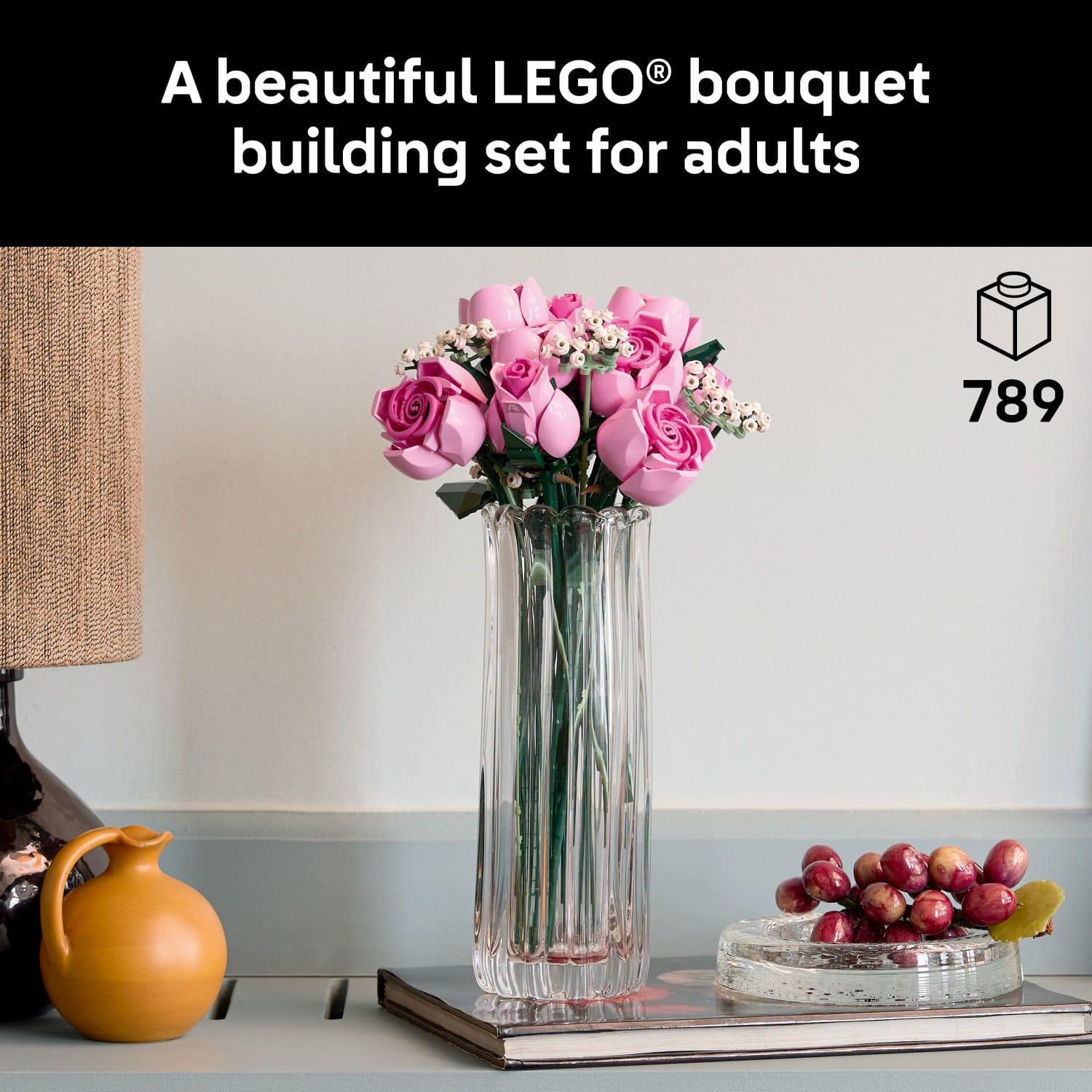 LEGO Botanicals Bouquet of Pink Roses 10374 6535644 - Best Buy