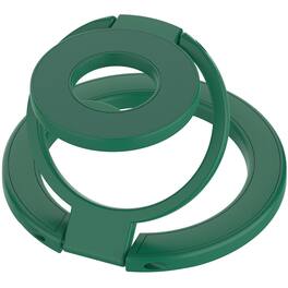 Dteck - Three-Foldable Double-Sided Phone Kickstand,Car Mount Compatible,Mag Safe Magnetic Phone Ring Stand,Metal Phone Holder - Deep Green