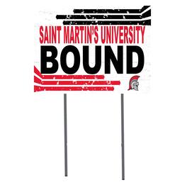 Jardine - Saint Martin's Saints 18" x 24" Bound Yard Sign - White