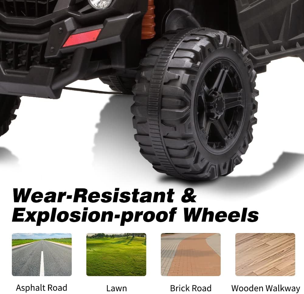 Wear-Resistant & Explosion-proof Wheels

Asphalt Road  
Lawn  
Brick Road  
Wooden Walkway