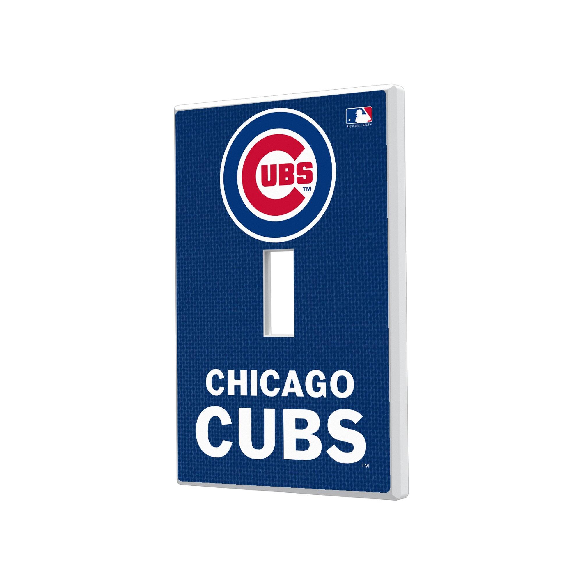 Keyscaper - Chicago Cubs Solid Single Toggle Light Switch Plate - Multicolor price history on PriceWatchPro