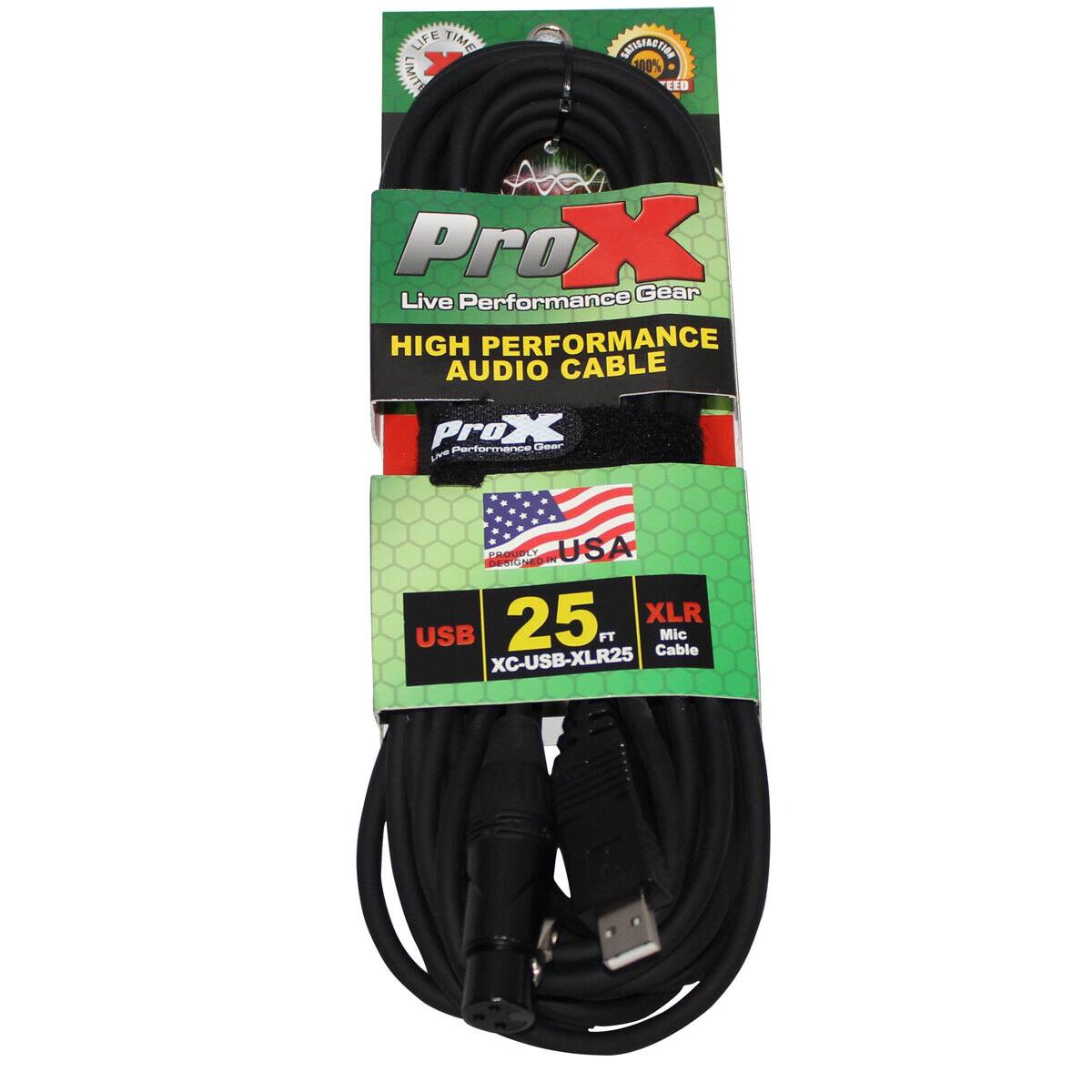 LIFE TIME CONTRACT 100% LIMITE EED Pro X Gear Live Performance HIGH PERFORMANCE AUDIO CABLE Pro oX Performance Gear Live

DESIGNED IN PROUDLY USA 25 XLR USB FT Mic Cable XC-USB-XLR25
