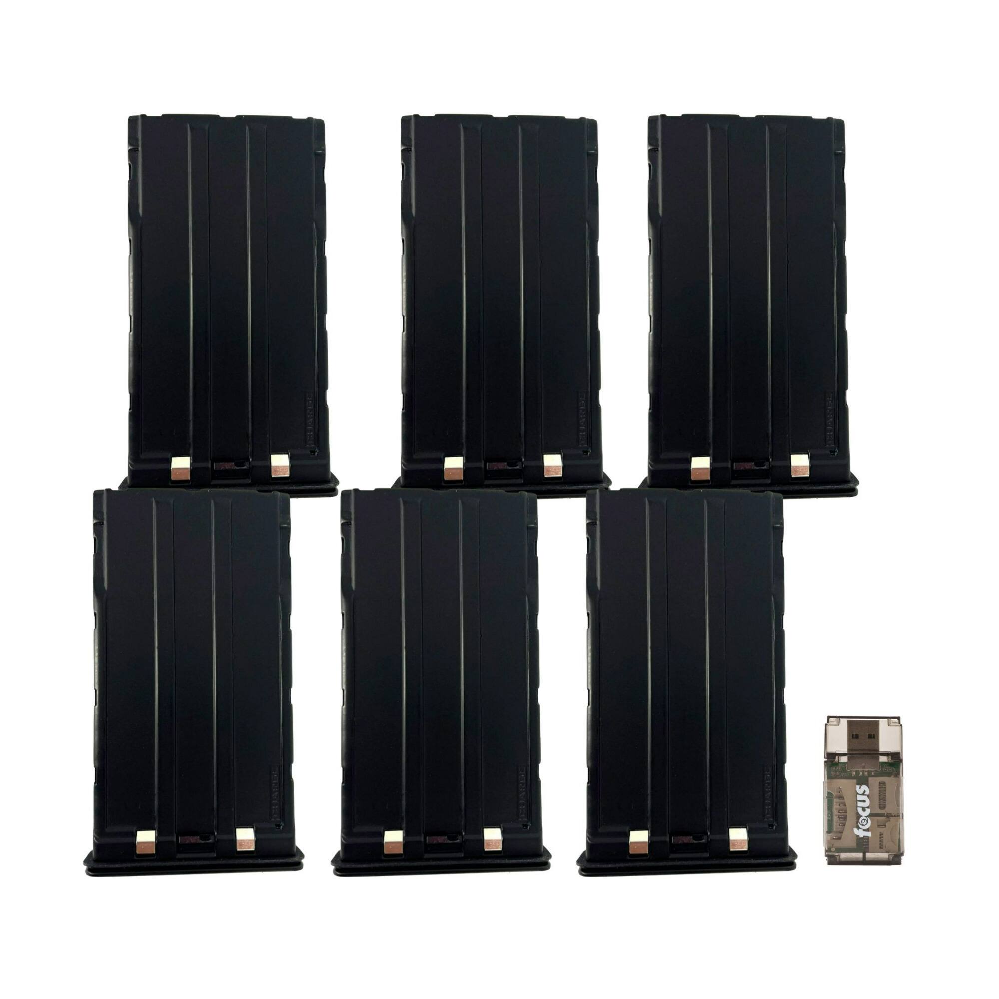 Front. Browning Trail Cameras - Browning Trail Cameras BTC-LPC3 Rechargeable Li-Ion Battery Bundle (6-Pack).