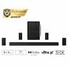 Ultimea - Skywave Series 9.1.6 Wireless Sound Bar, 10" Subs, THX-Tuned, Dolby Atmos, DTS:X, 18Hz Low Frequency, 1500W - Black