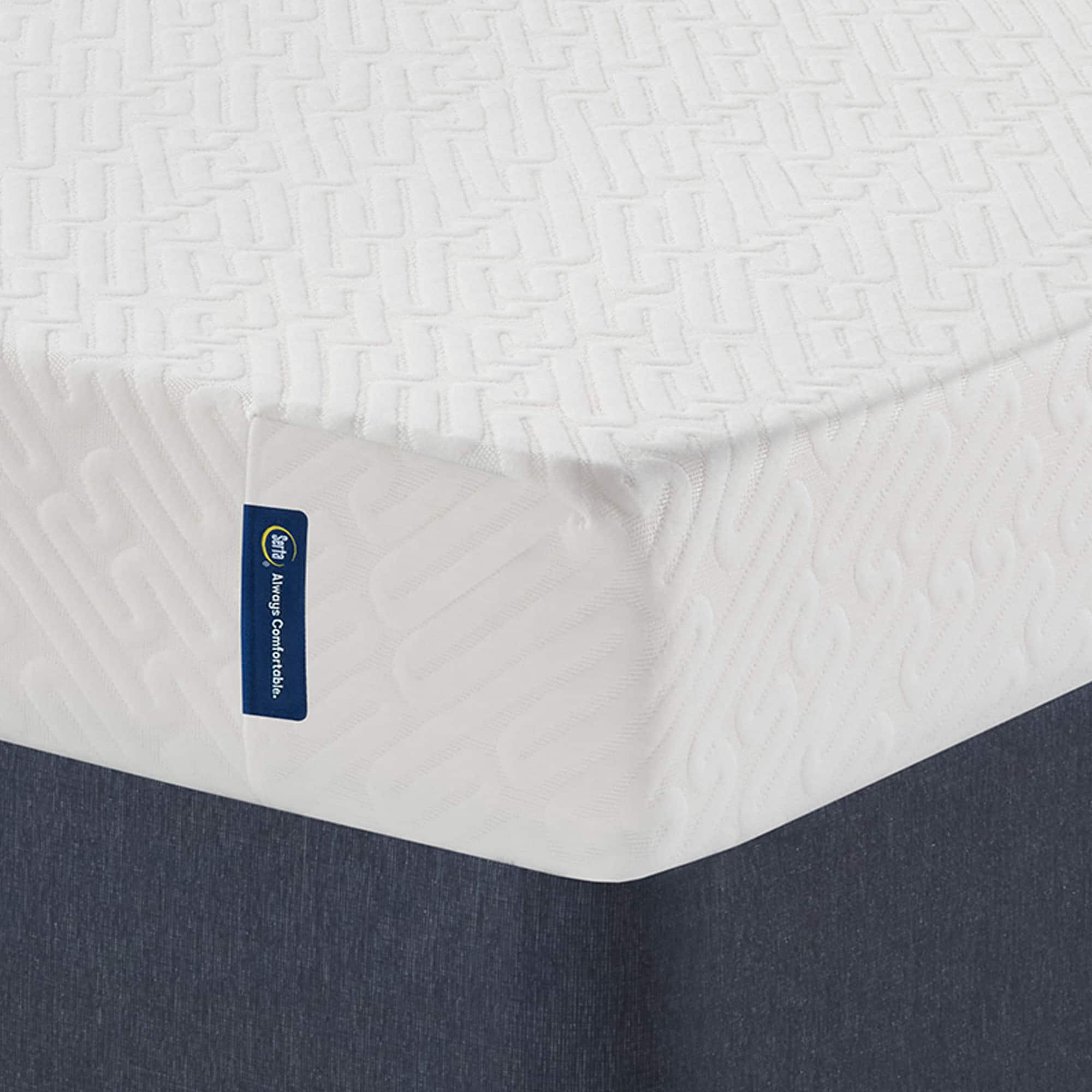 Alt View 13. Serta - For Ewe 7" Medium Firm Memory Foam Mattress - Queen - White.