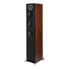 Front. ELAC - Elac DFR52-BK - Debut Reference 5.25" Floor Speaker - Black, Sold Individually - Black/Gray.
